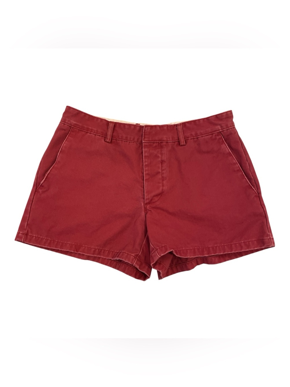 American Eagle Outfitters Women’s Chino Shorts Raspberry Color Size 0